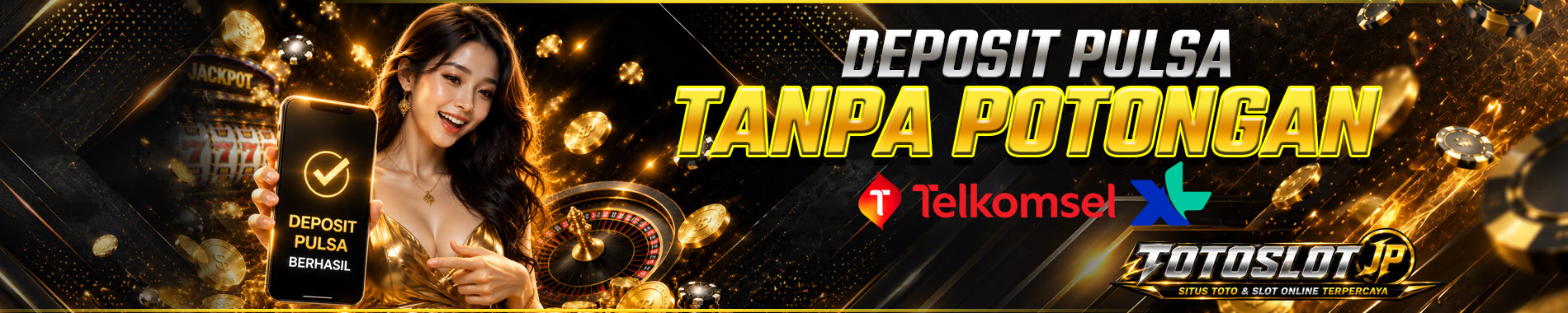 DEPOSIT PULSA TANPA POTONGAN